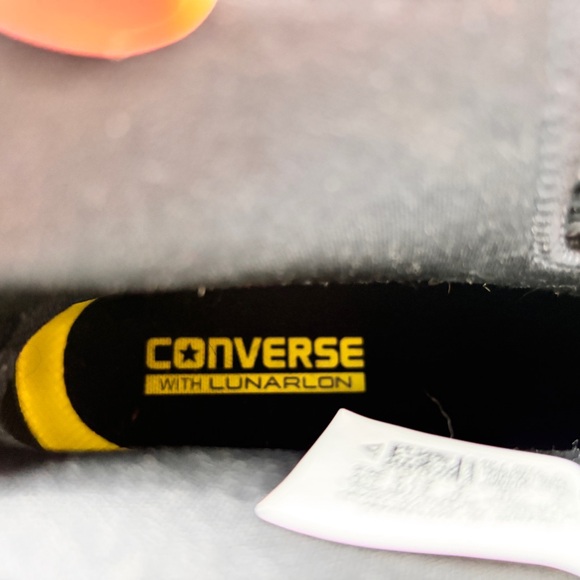 Waterproof Leather lunarlon Chuck Taylor converse All Star Sneakers black quilt - Picture 10 of 14